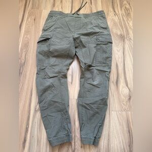 H&M Olive Green Cargo Joggers - Men's